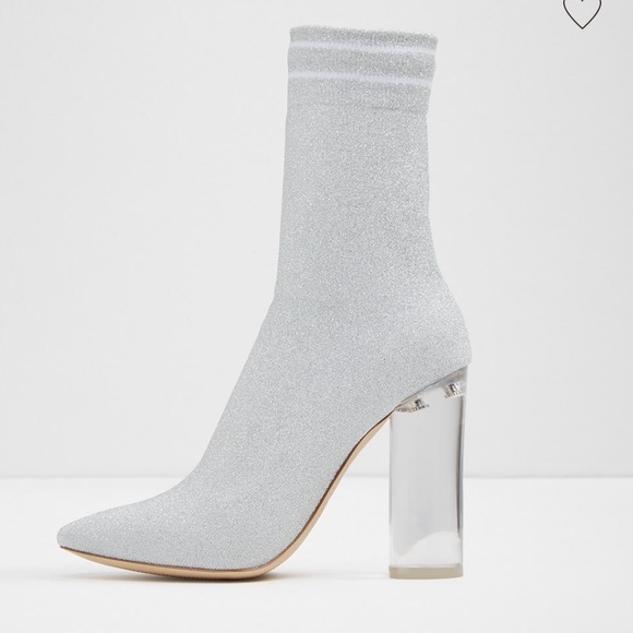 Aldo Lovelly Sock Ankle Bootie Boots NEW 8 & 8 1/2 - Picture 5 of 7